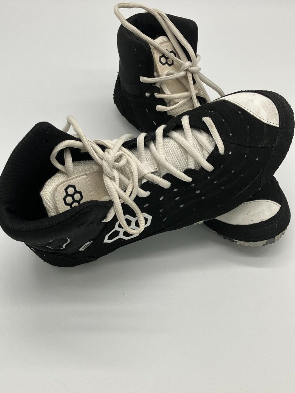 Rudis Wrestling Shoes Mens Sz‎ 8 Black White